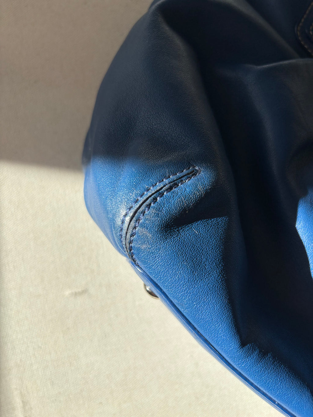 Y2K Coach Soho Pleated Leather Hobo Bag