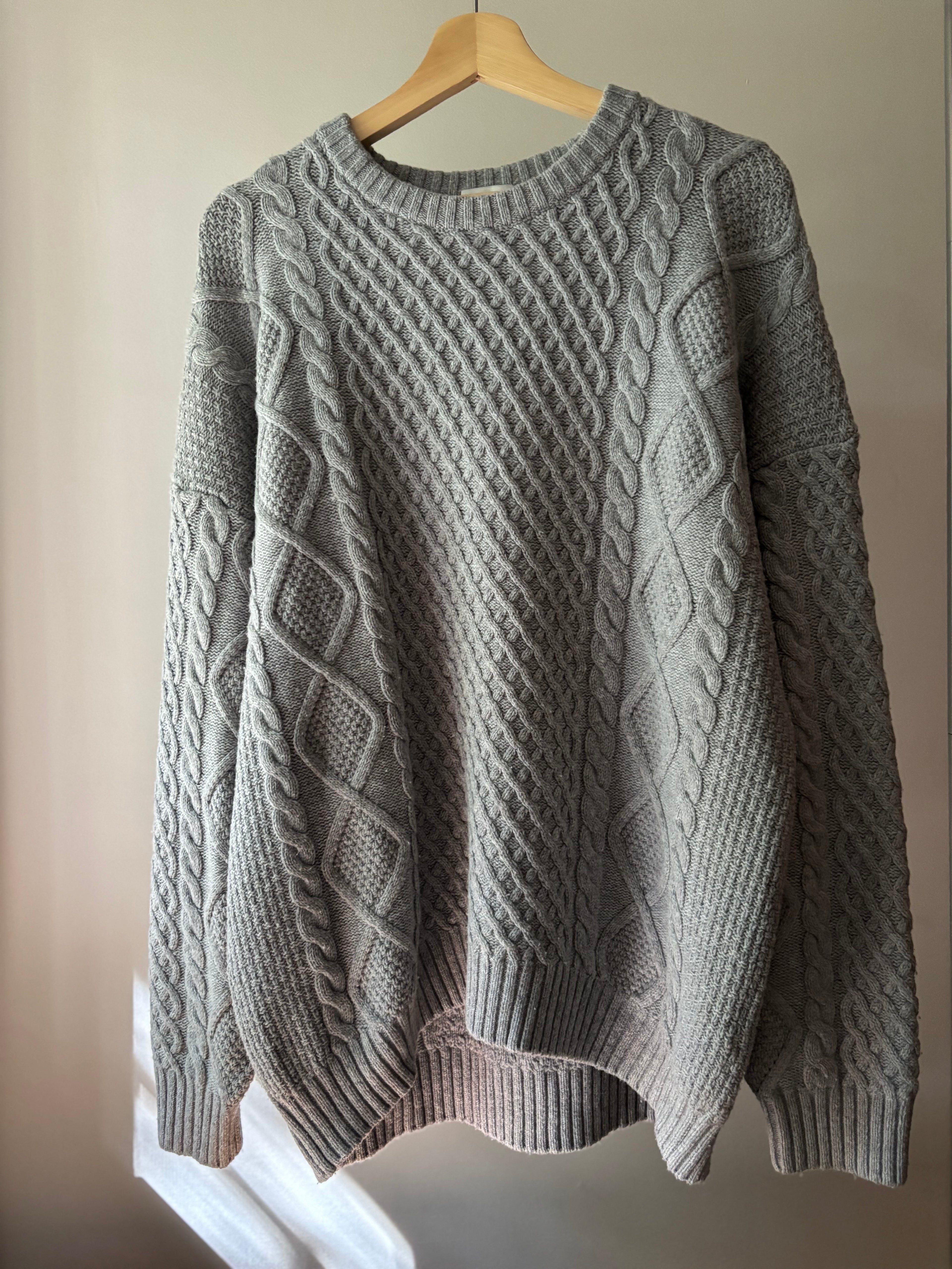 Merino Blend Cable Knit Aritzia Peggy Sweater