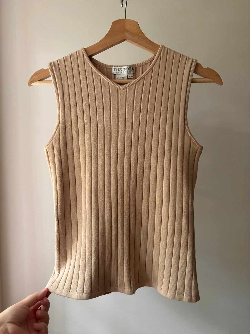 1990s Thick Ribbed Cotton Tank