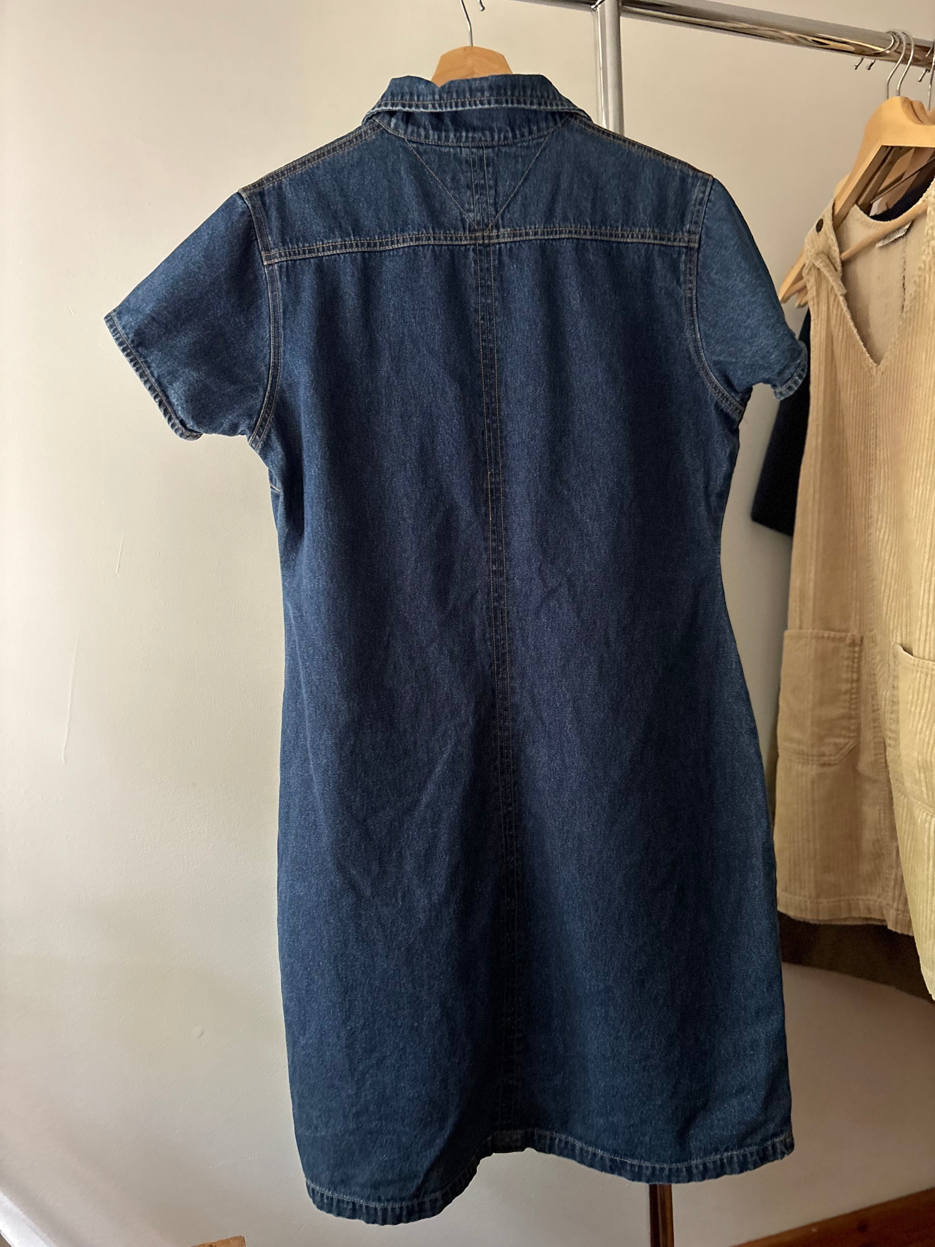 Y2K Denim Collared Dress | Vintage Tommy Hilfiger Dress