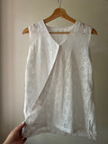 Handmade Sheer Cotton Floral Vest