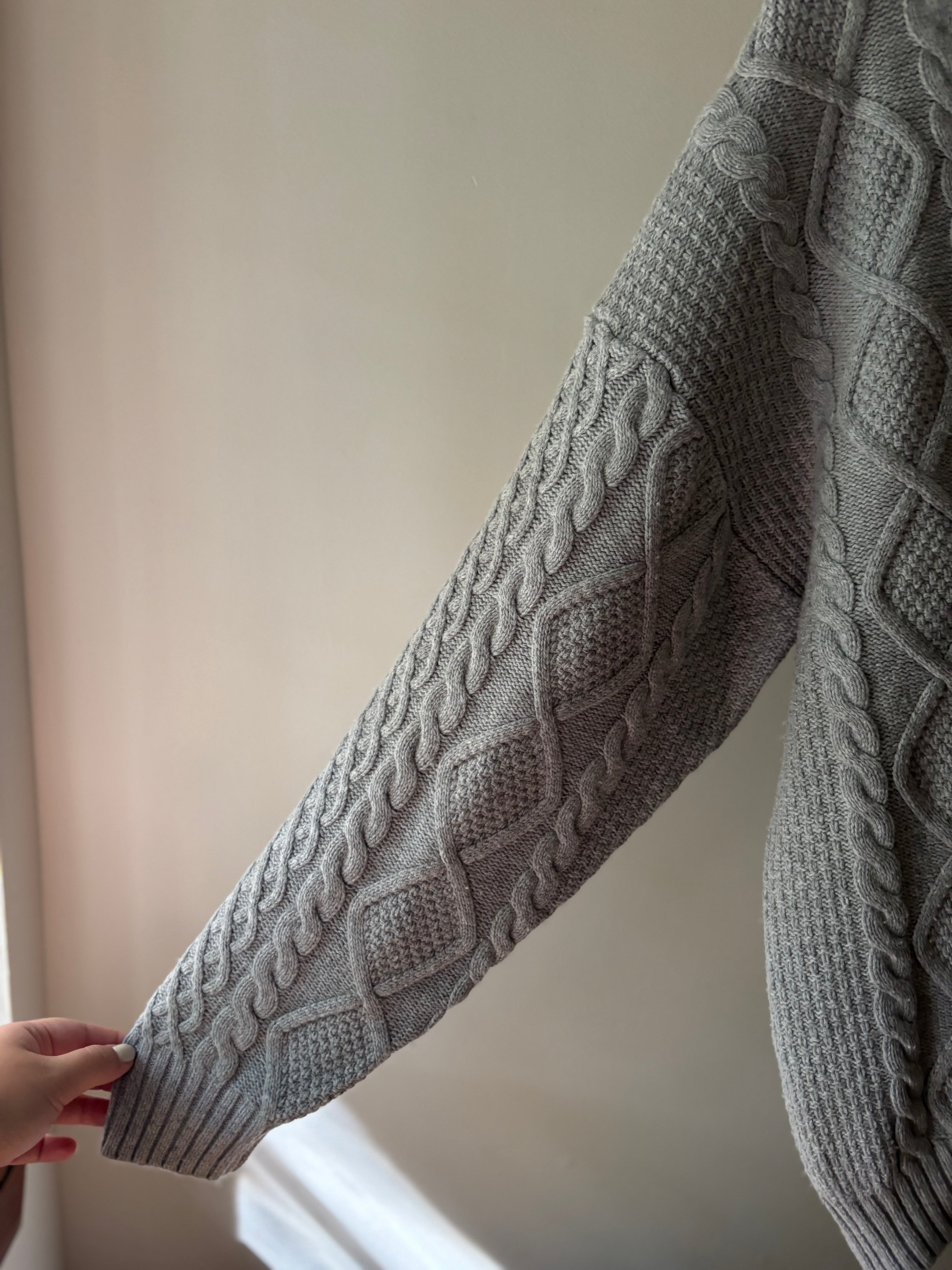 Merino Blend Cable Knit Aritzia Peggy Sweater
