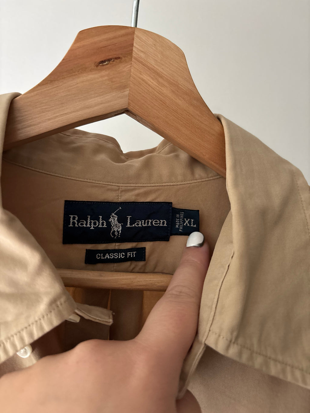 1990s Ralph Lauren Shirt with Green Pony