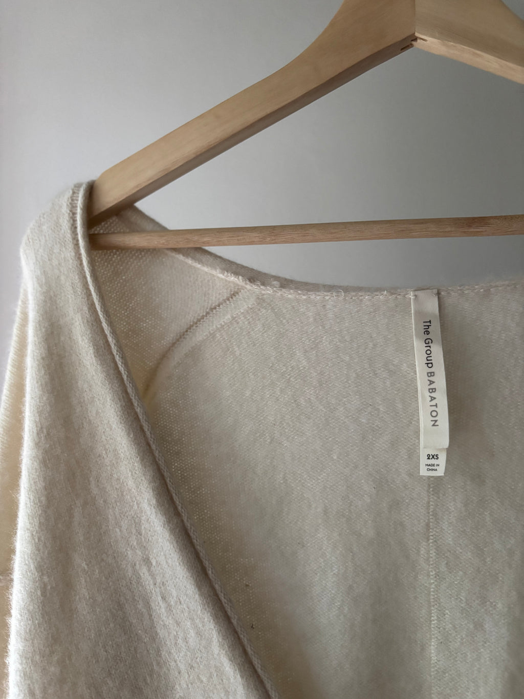 Babaton Cream Cashmere Cardigan