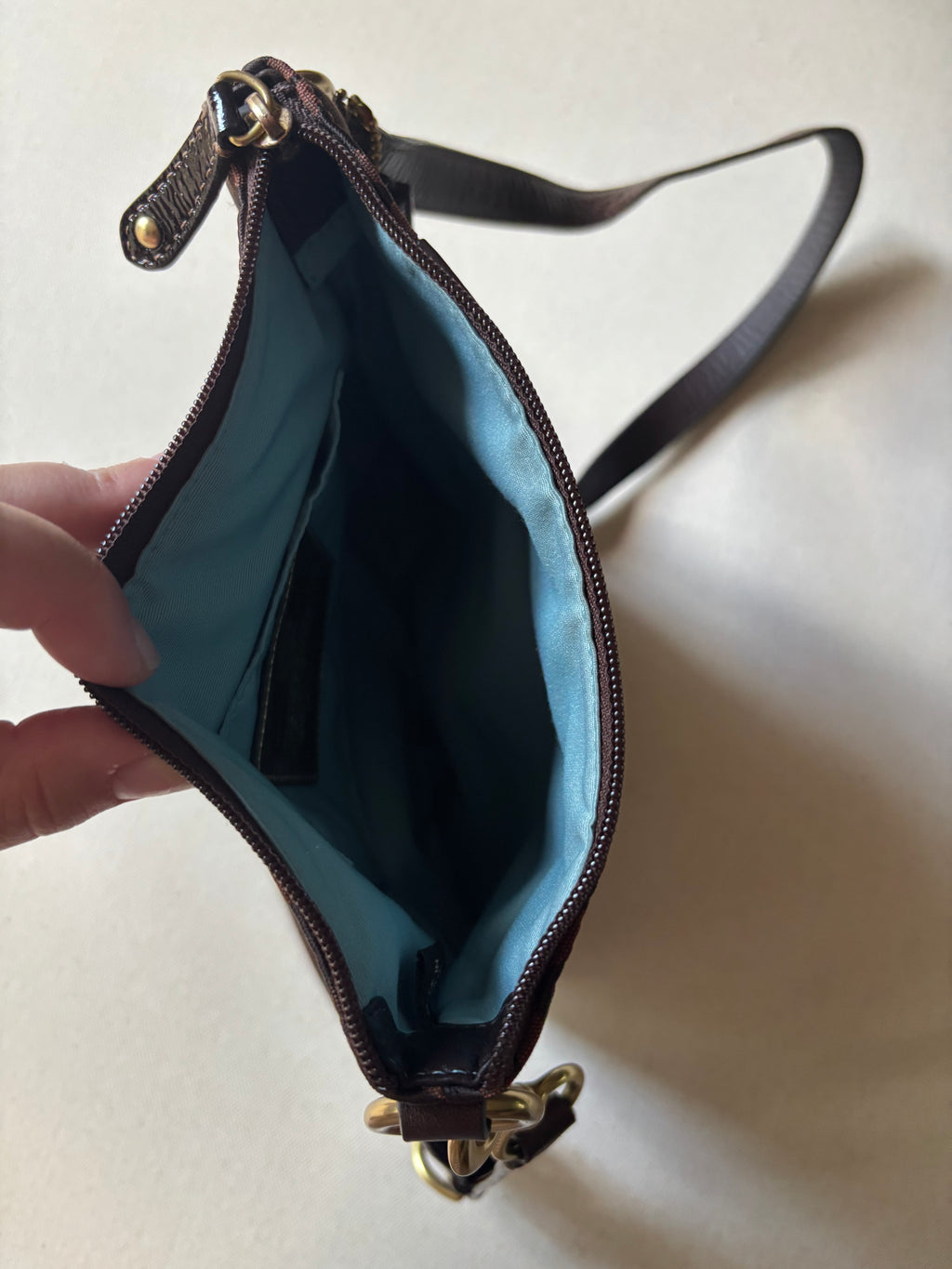 Y2K Brown Coach Madison Crossbody Purse