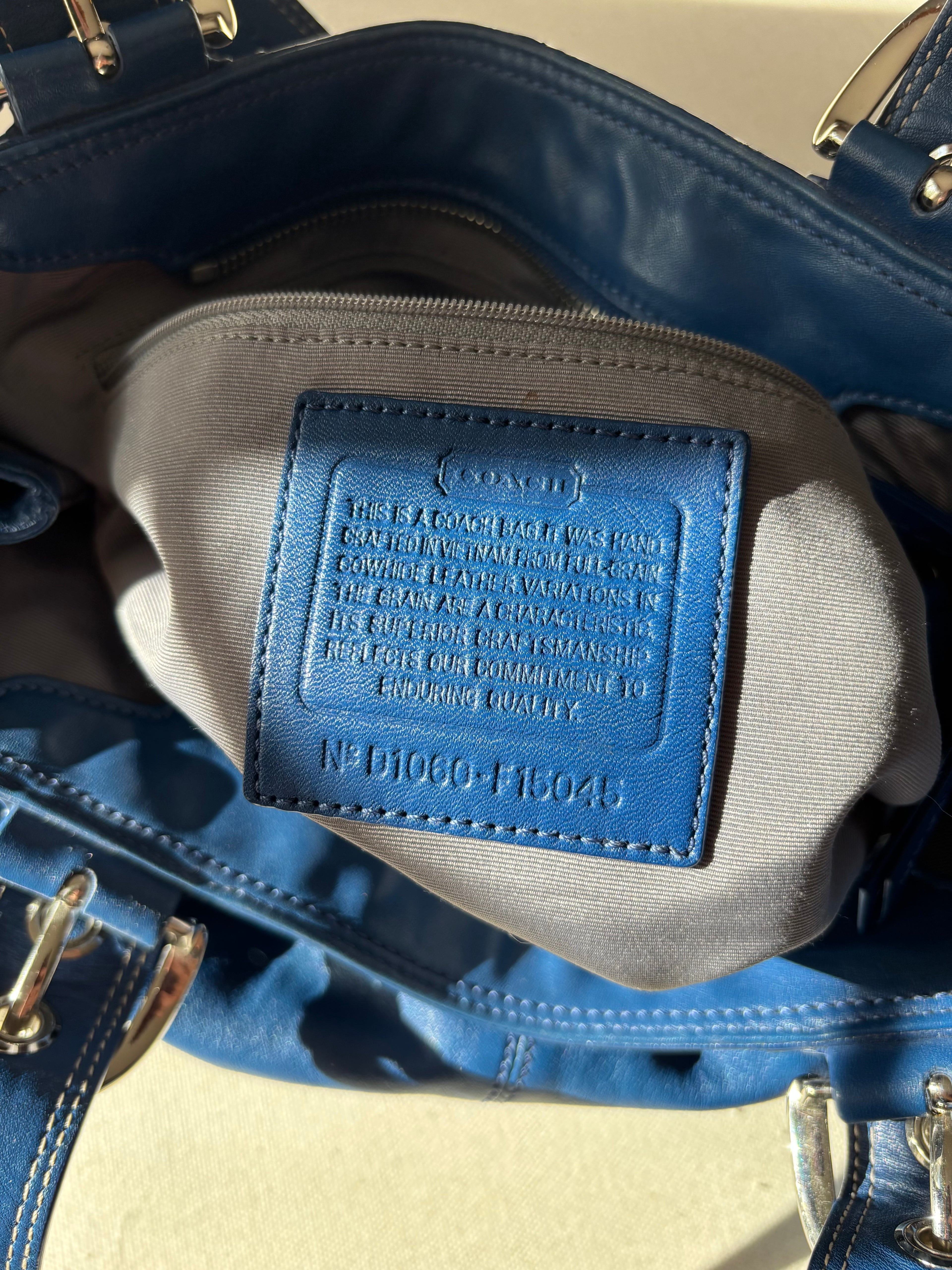 Y2K Coach Soho Pleated Leather Hobo Bag
