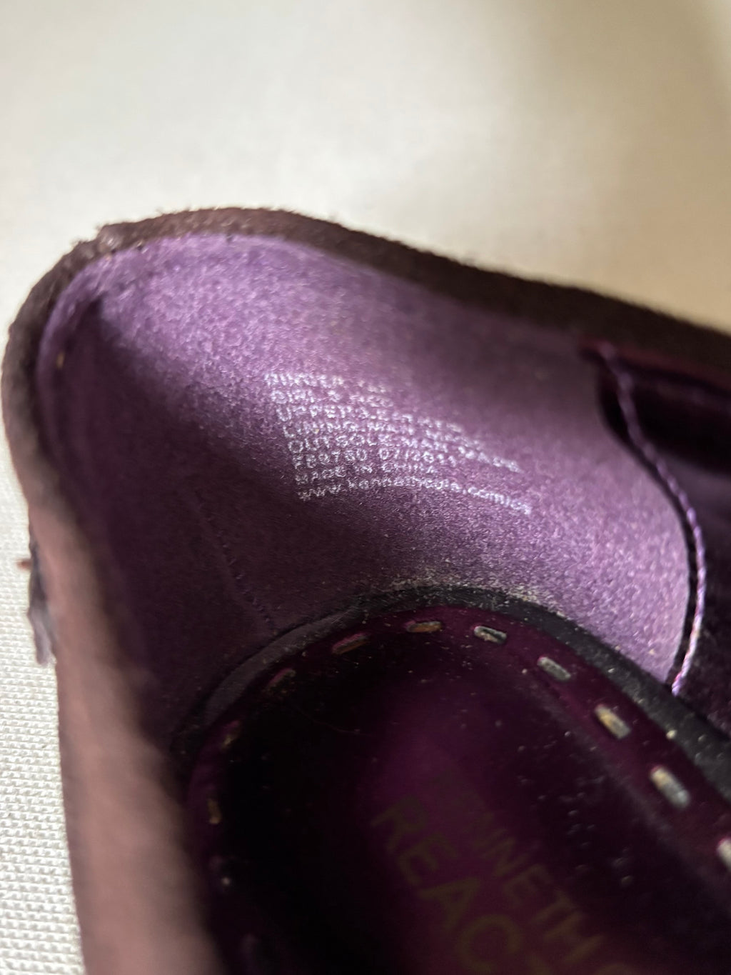 Y2K Brown Suede Ballet Flats with Buckle