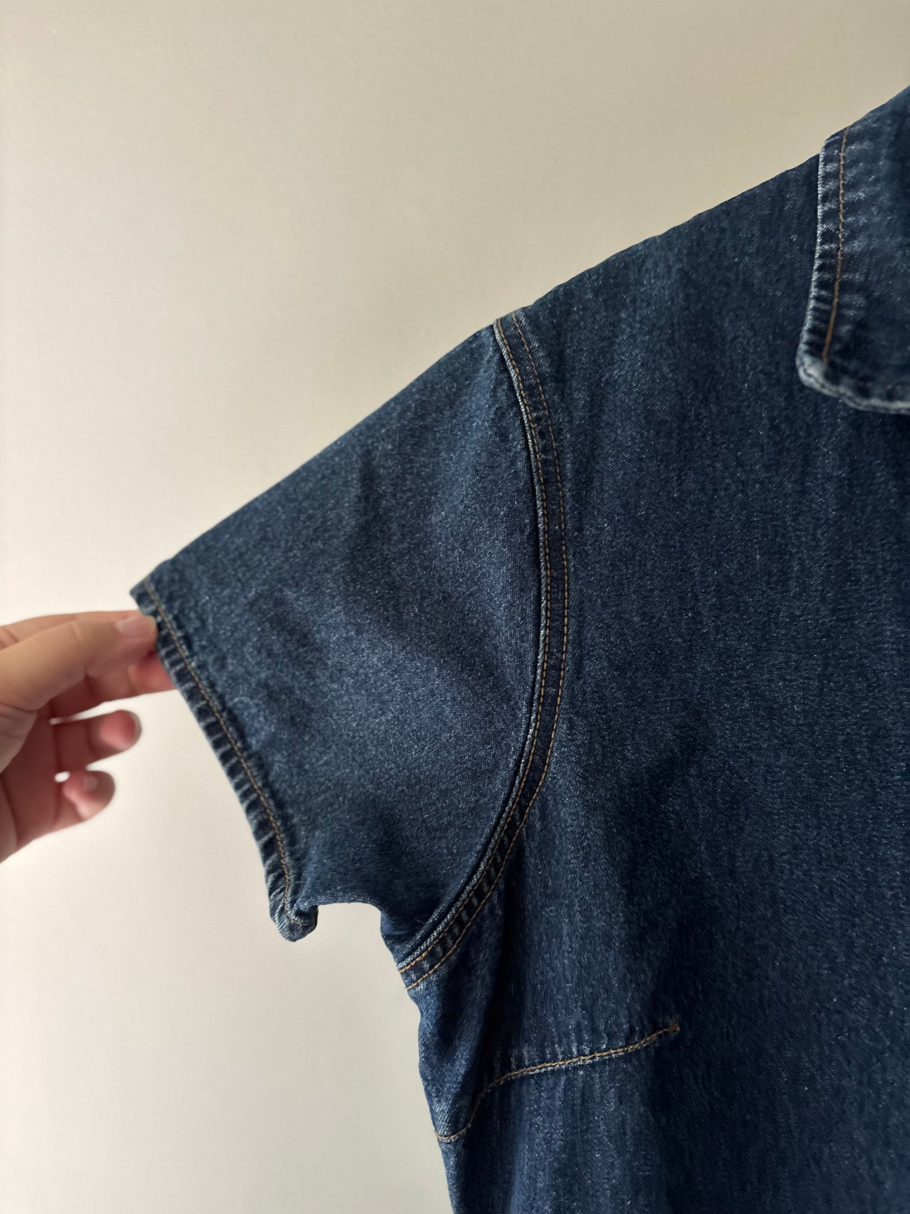 Y2K Denim Collared Dress | Vintage Tommy Hilfiger Dress