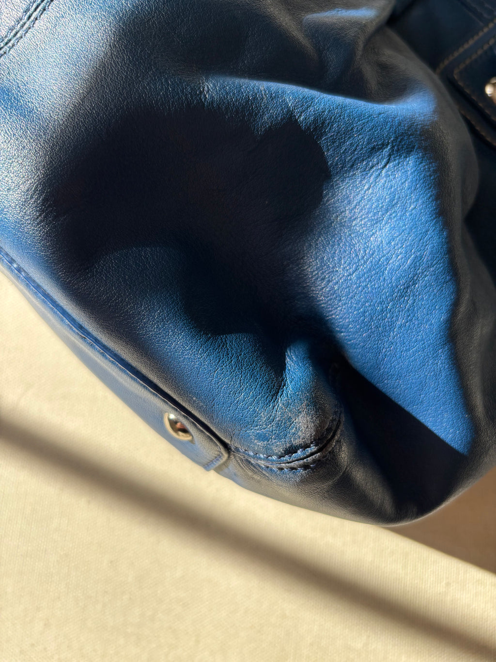 Y2K Coach Soho Pleated Leather Hobo Bag
