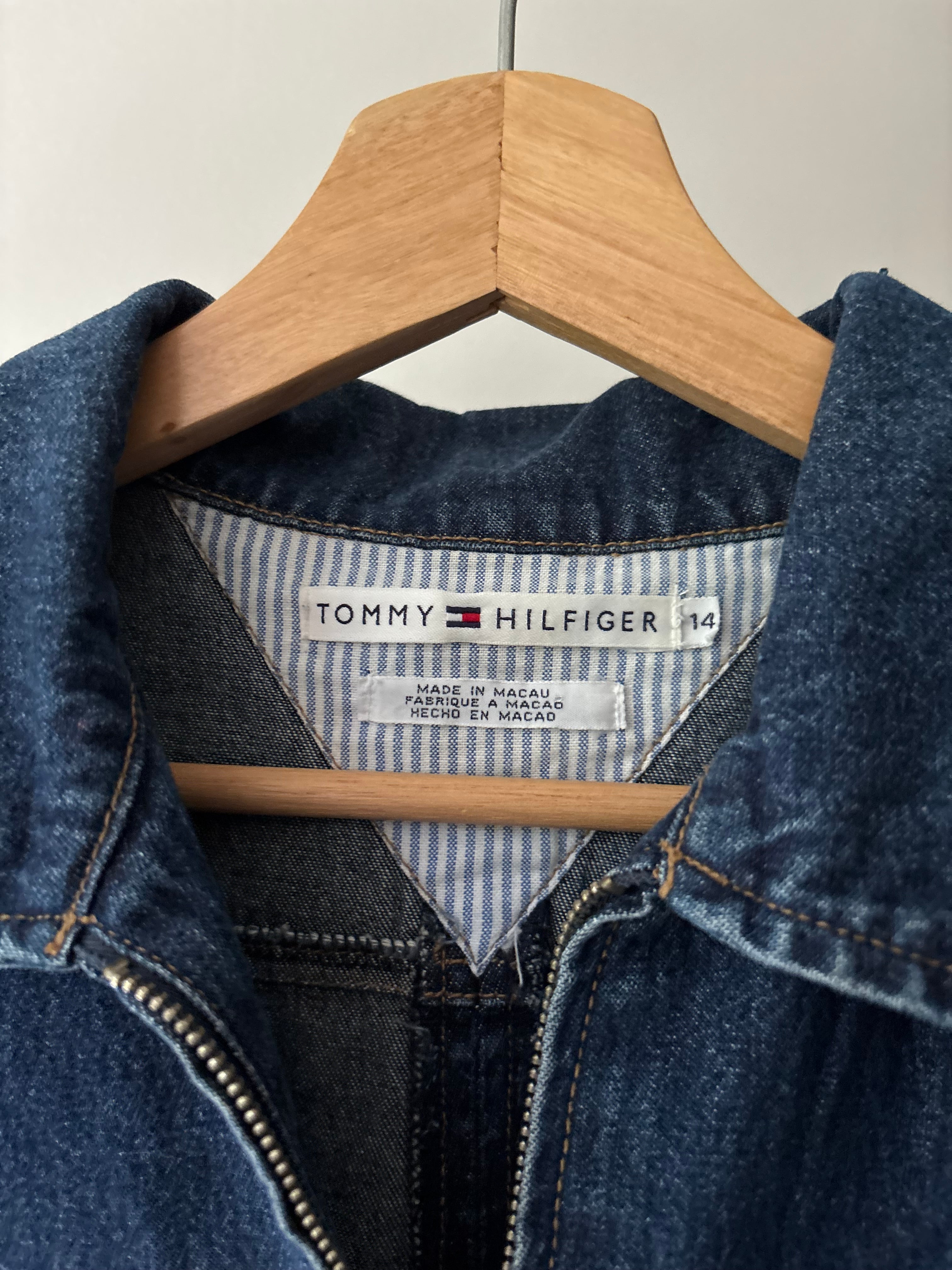 Y2K Denim Collared Dress | Vintage Tommy Hilfiger Dress