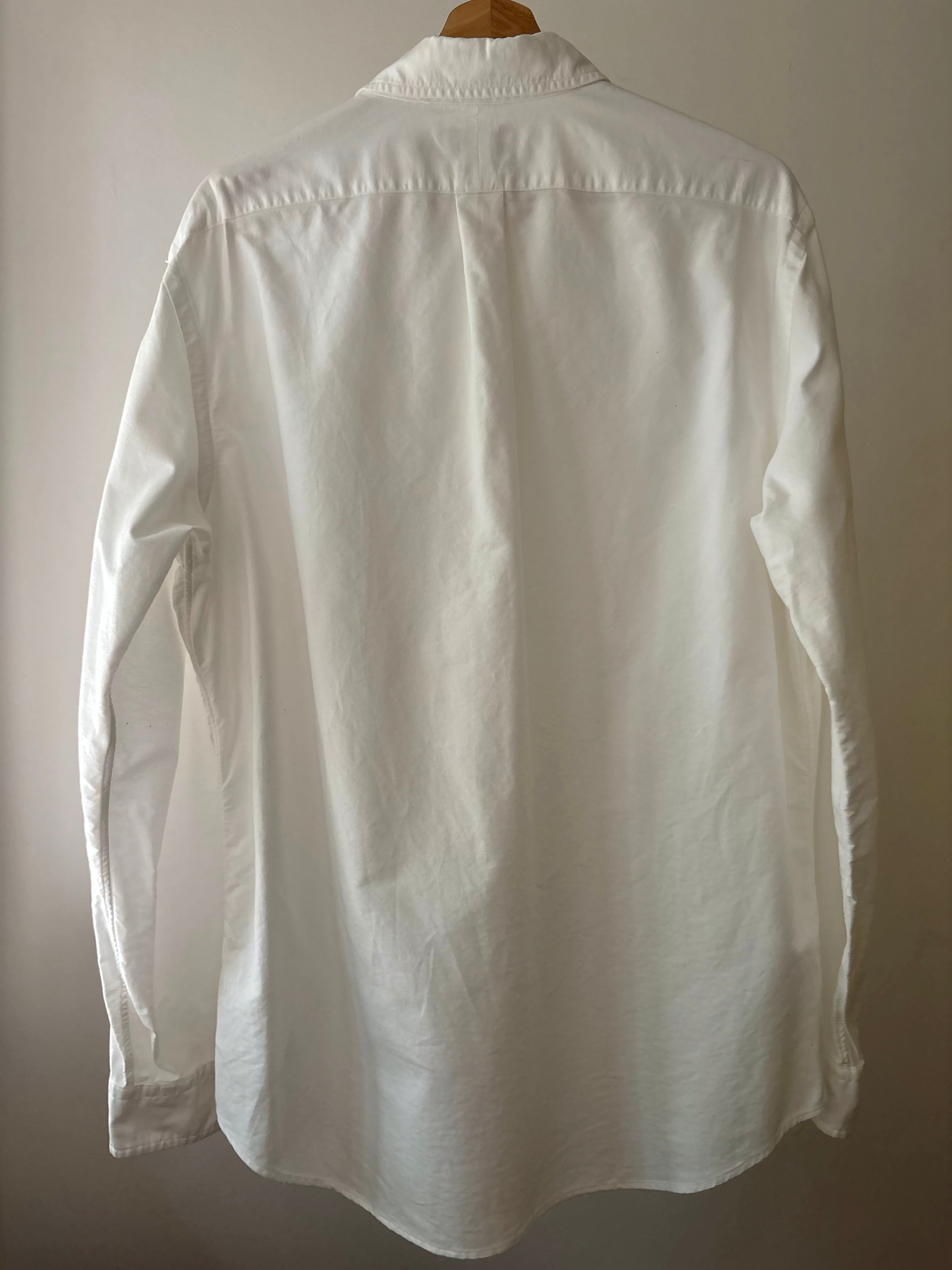 White Ralph Lauren Shirt with Brown Pony
