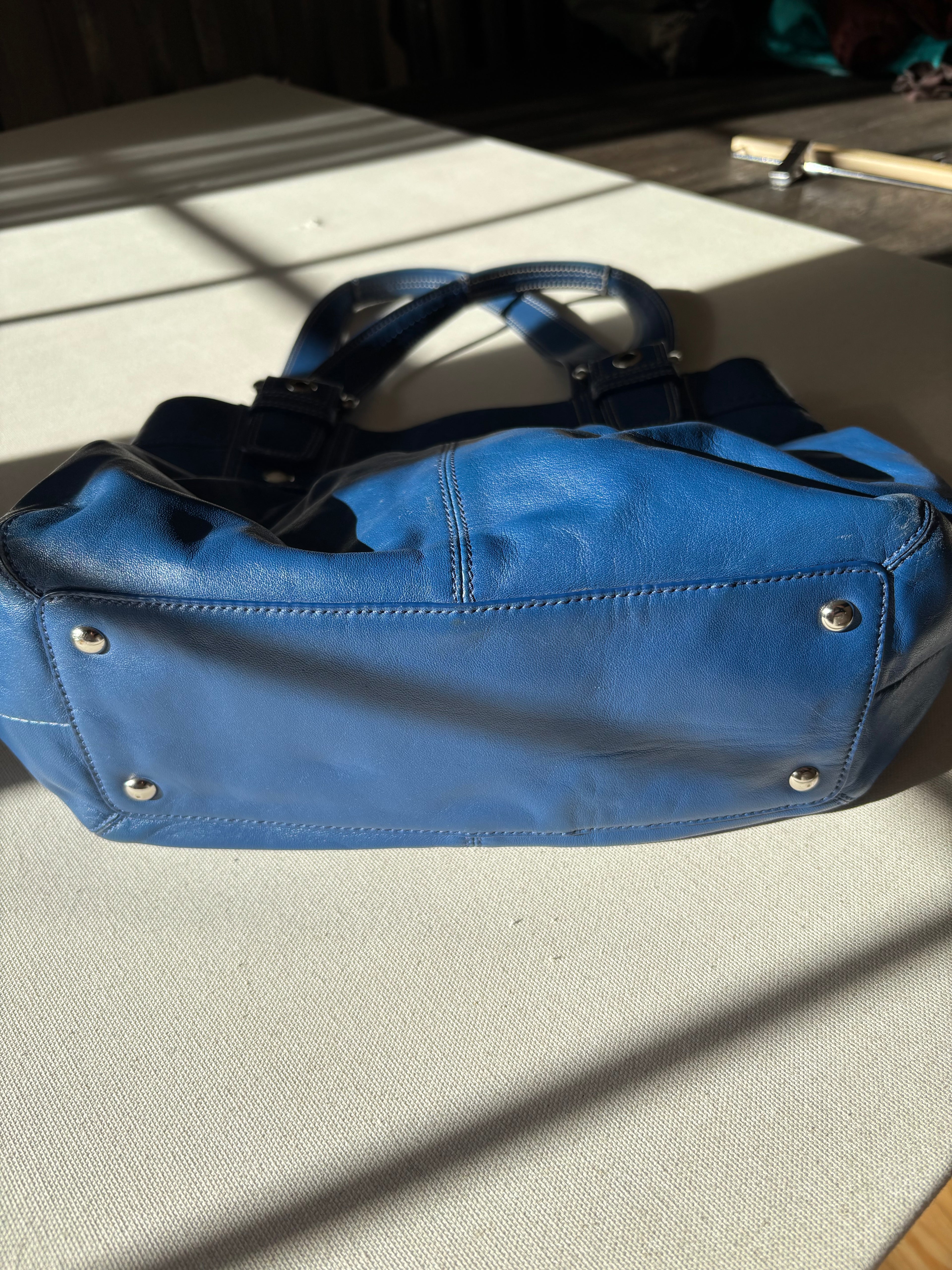 Y2K Coach Soho Pleated Leather Hobo Bag