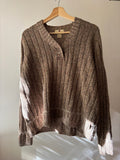 1990s Boxy Woolrich Brown & Speckled Orange Sweater