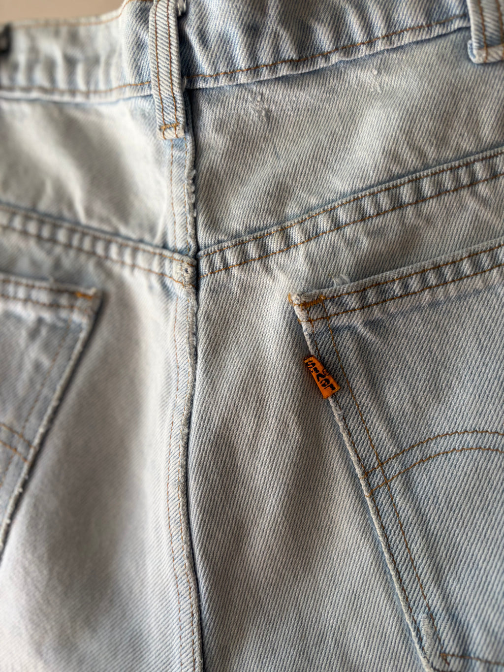 1990s Soft Distressed Levi's Cut off Shorts | 32" waist