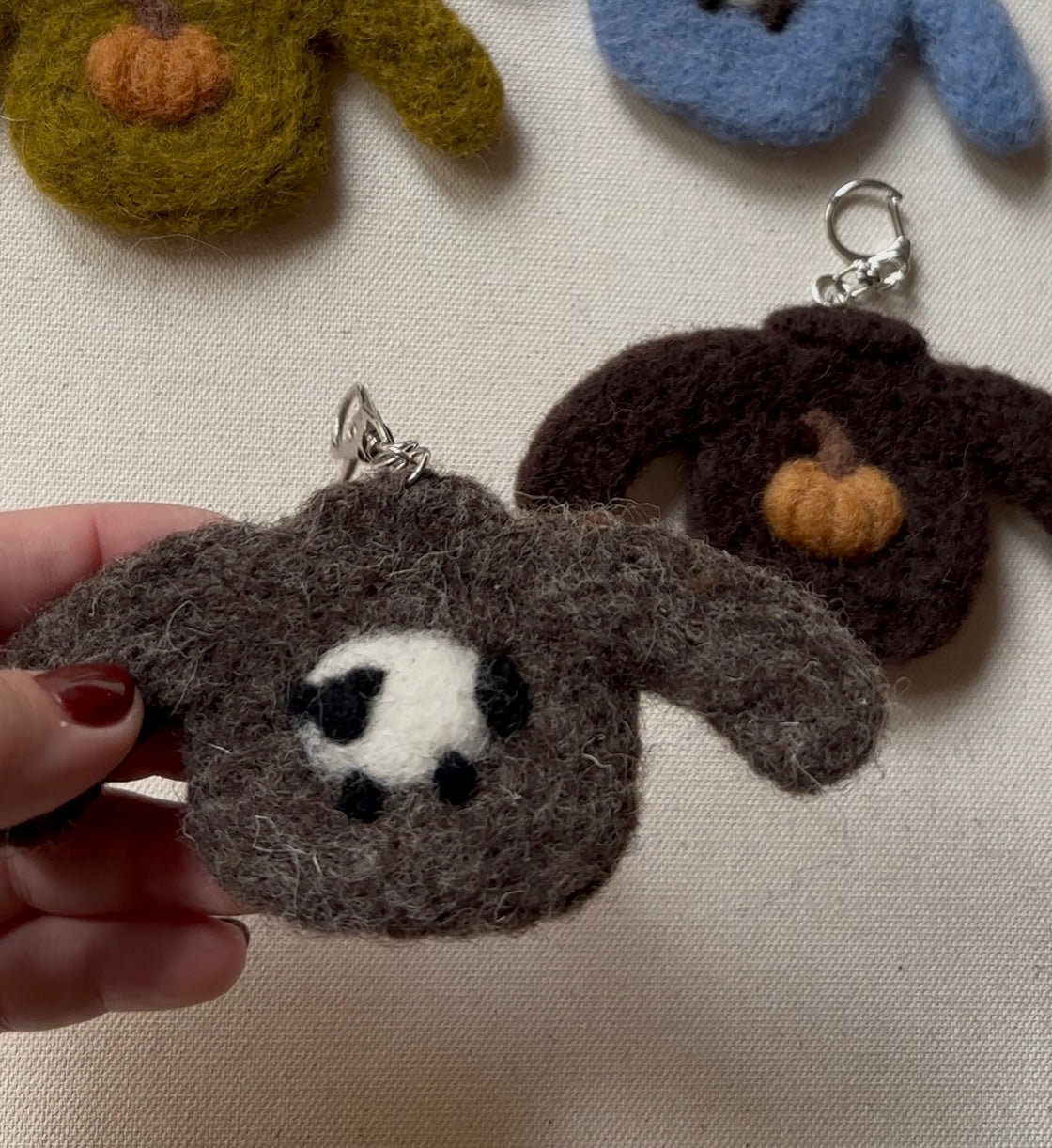 Brown Sheep Sweater Charm