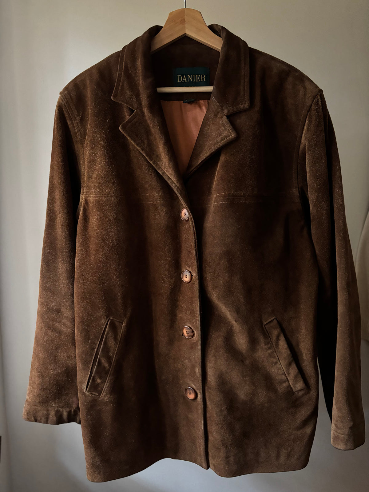 1990s Soft Brown Suede Jacket | Vintage Made in Canada
