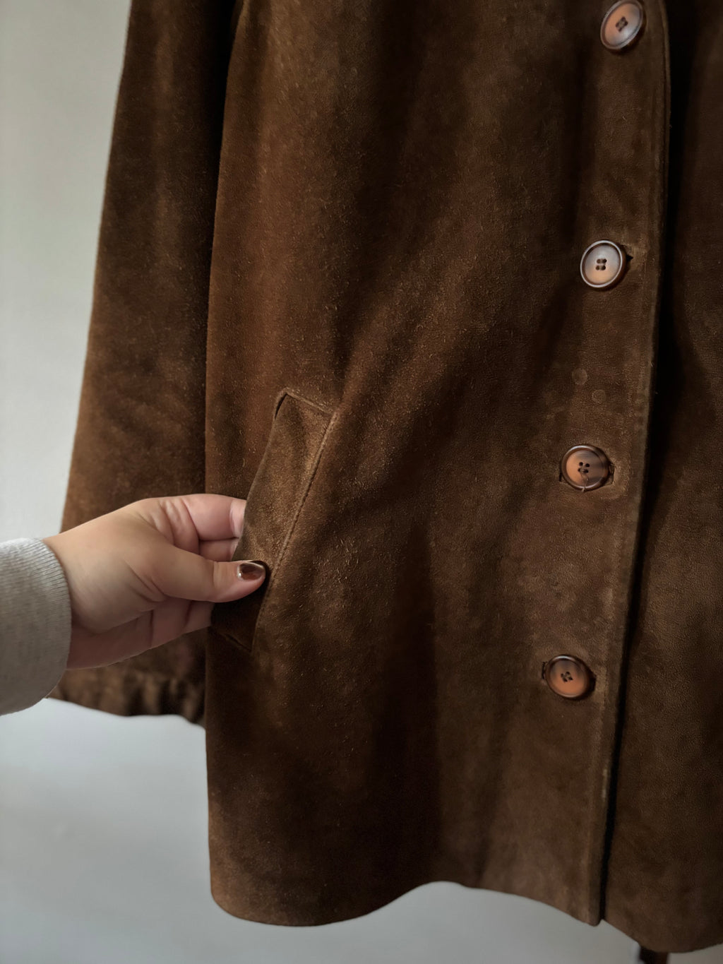 1990s Soft Brown Suede Jacket | Vintage Made in Canada