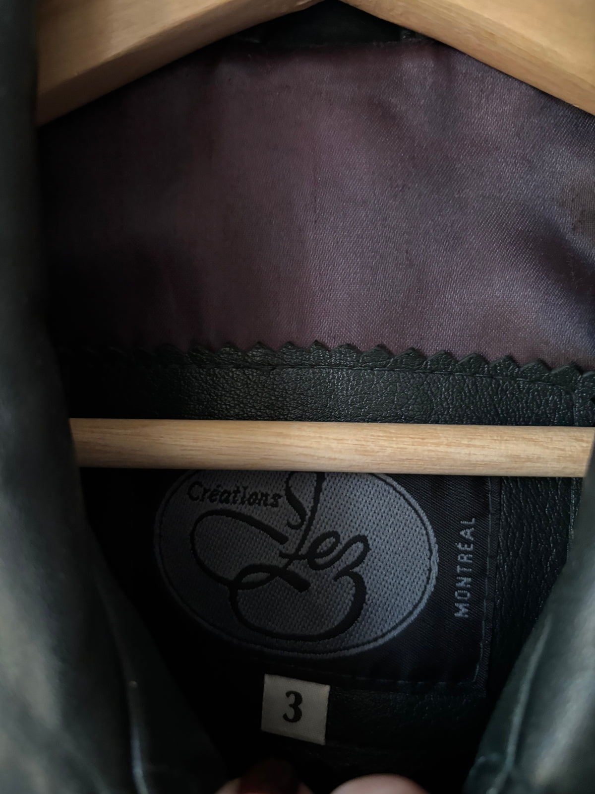 1990s Dark Green Buttery Leather Jacket | Made in Canada