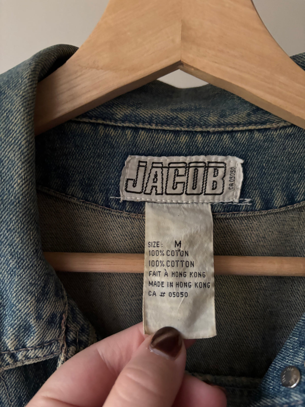 1990s Cropped Denim Jacket