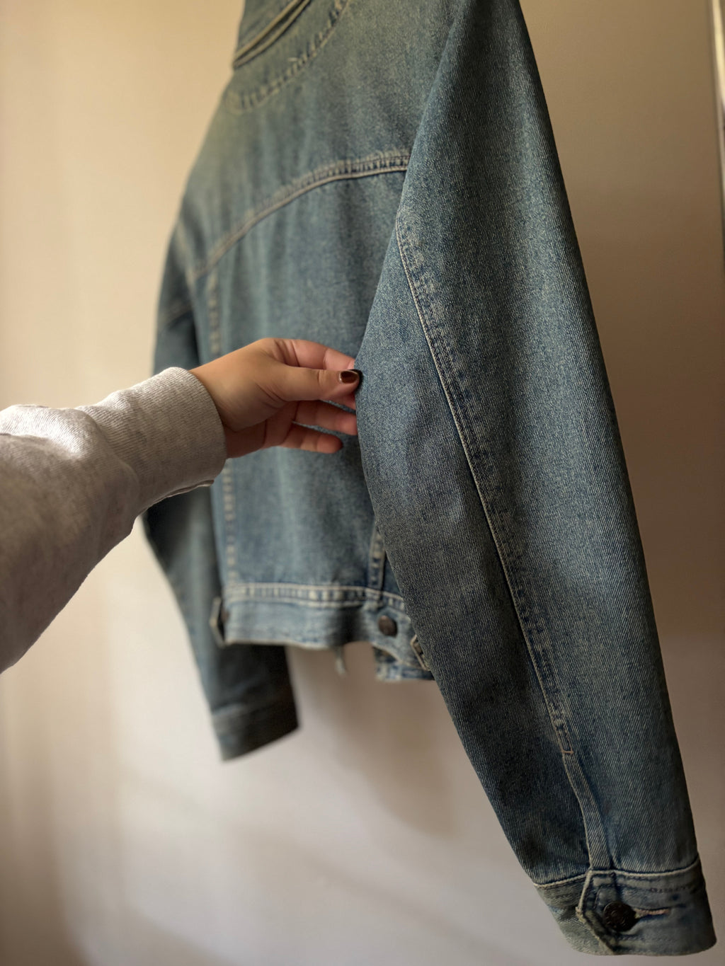 1990s Cropped Denim Jacket