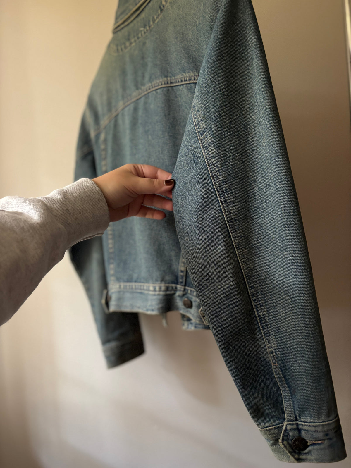 1990s Cropped Denim Jacket