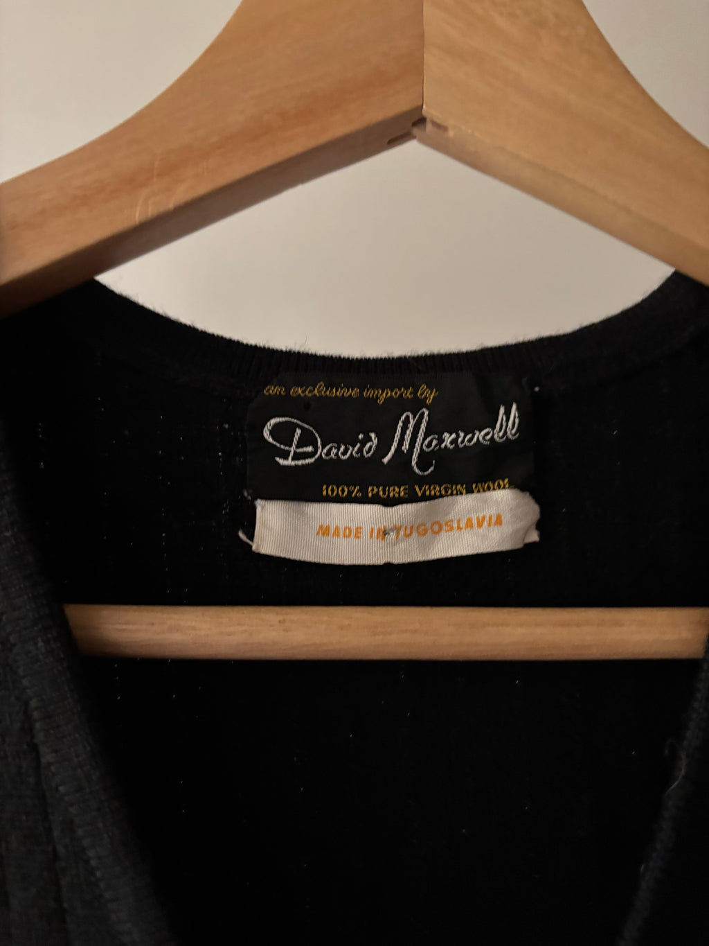 1990s Ribbed Wool Boxy Sweater Vest