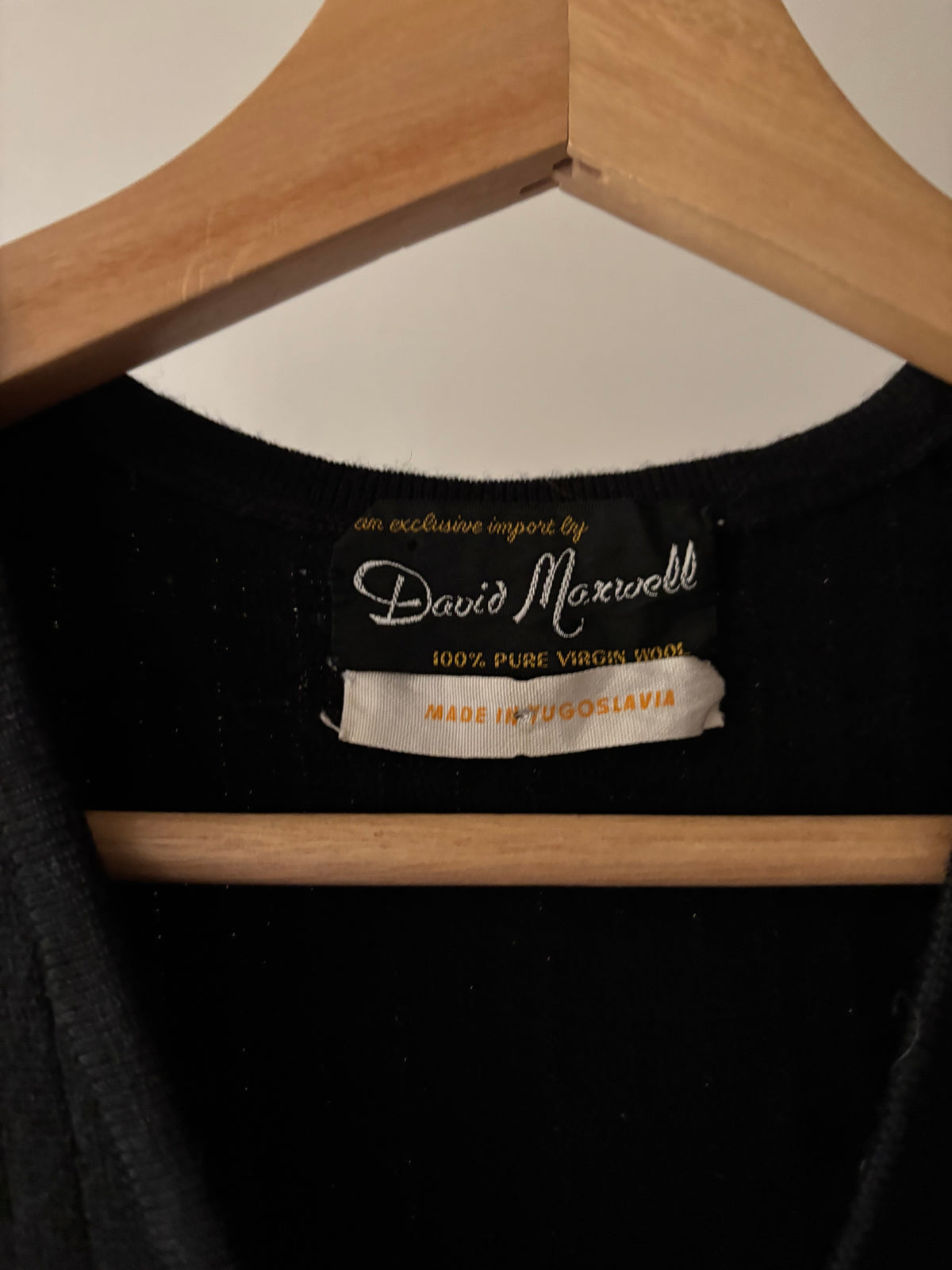 1990s Ribbed Wool Boxy Sweater Vest