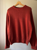Y2K Thick Cotton Burnt Orange Sweater