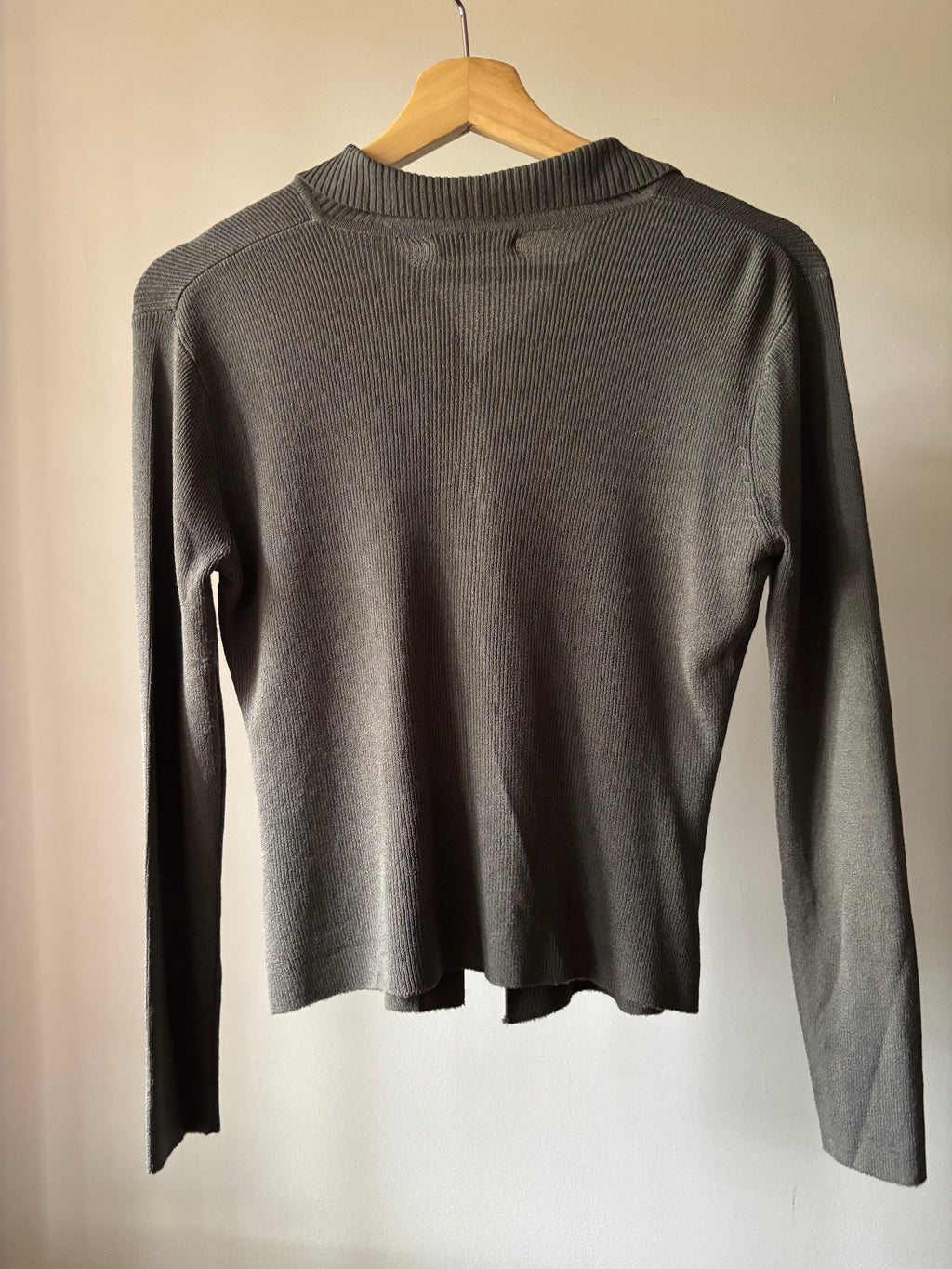 1990s Fitted Collared Cardigan