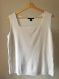 1990s Square Neck Cotton Tank Top