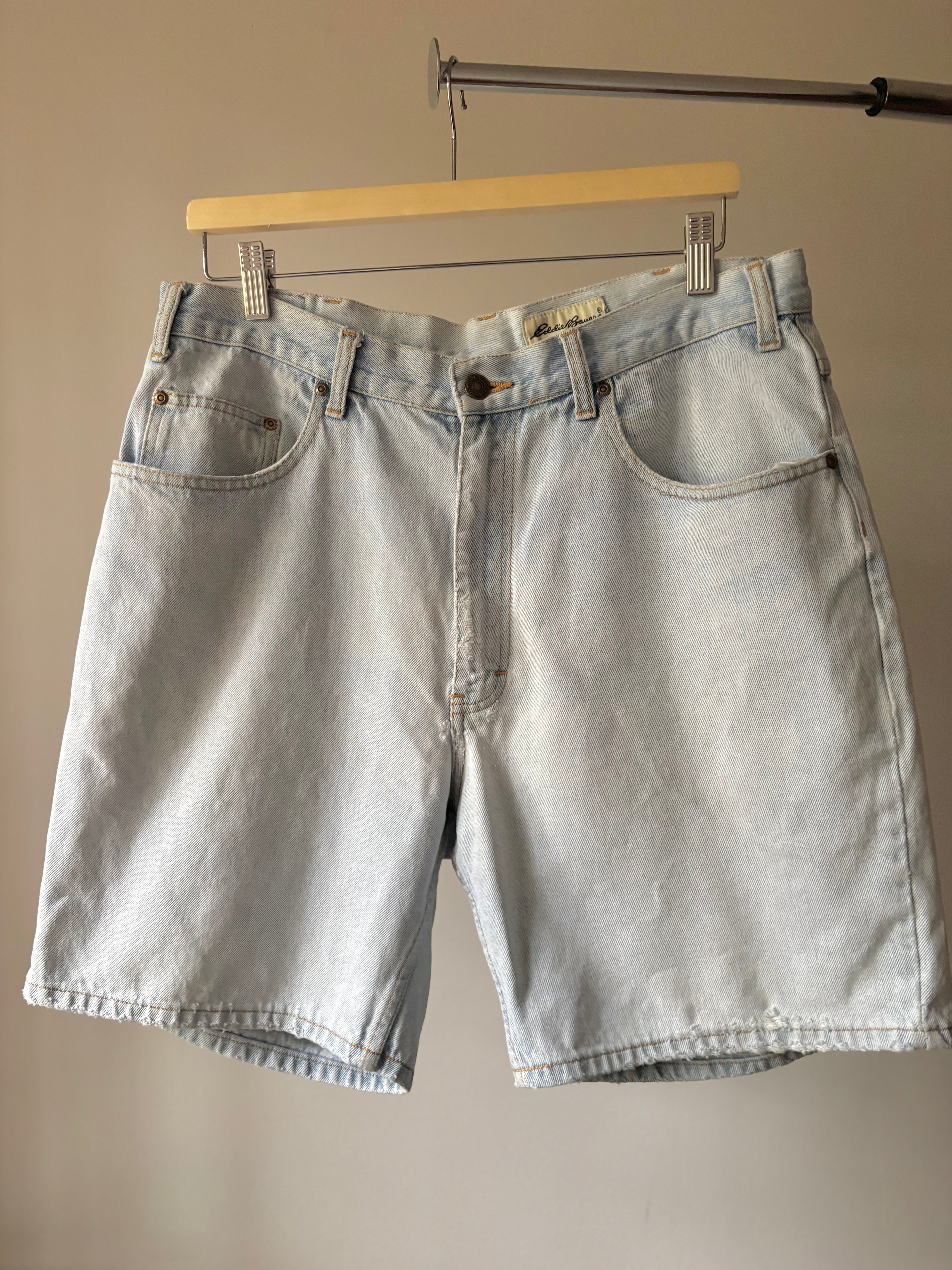 1990s Soft Lightly Distressed Jorts | 34" waist