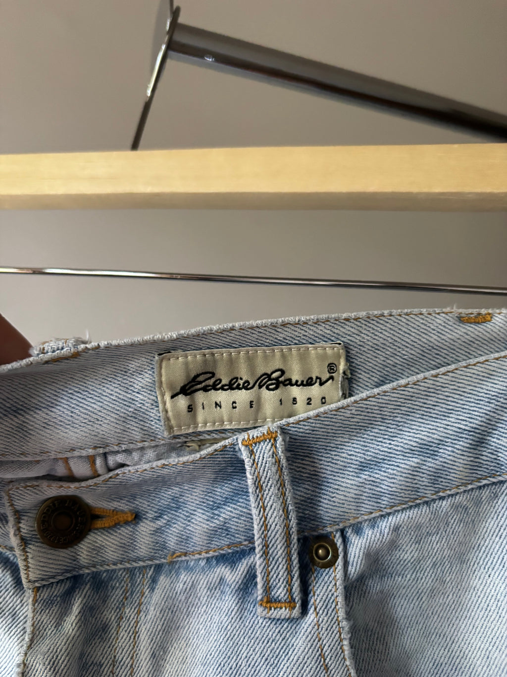 1990s Soft Lightly Distressed Jorts | 34" waist