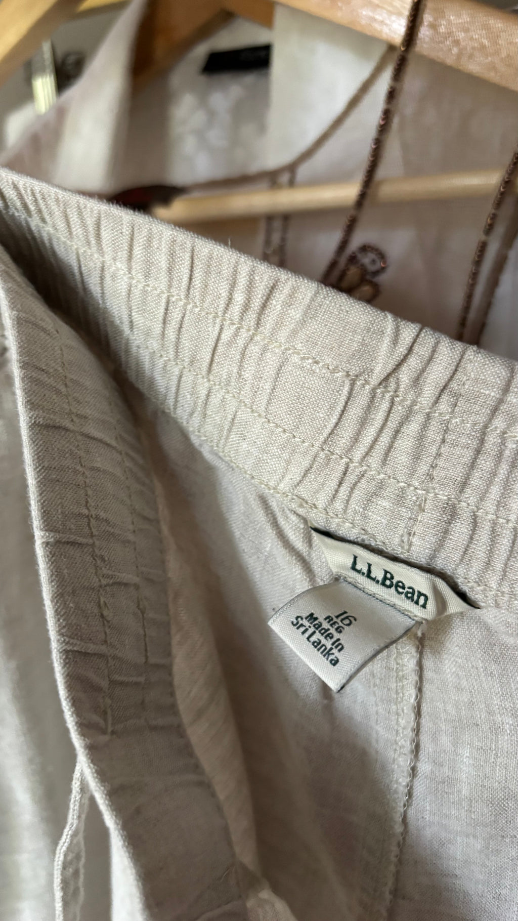 L.L. Bean Breezy Linen Pants | 34-36" waist
