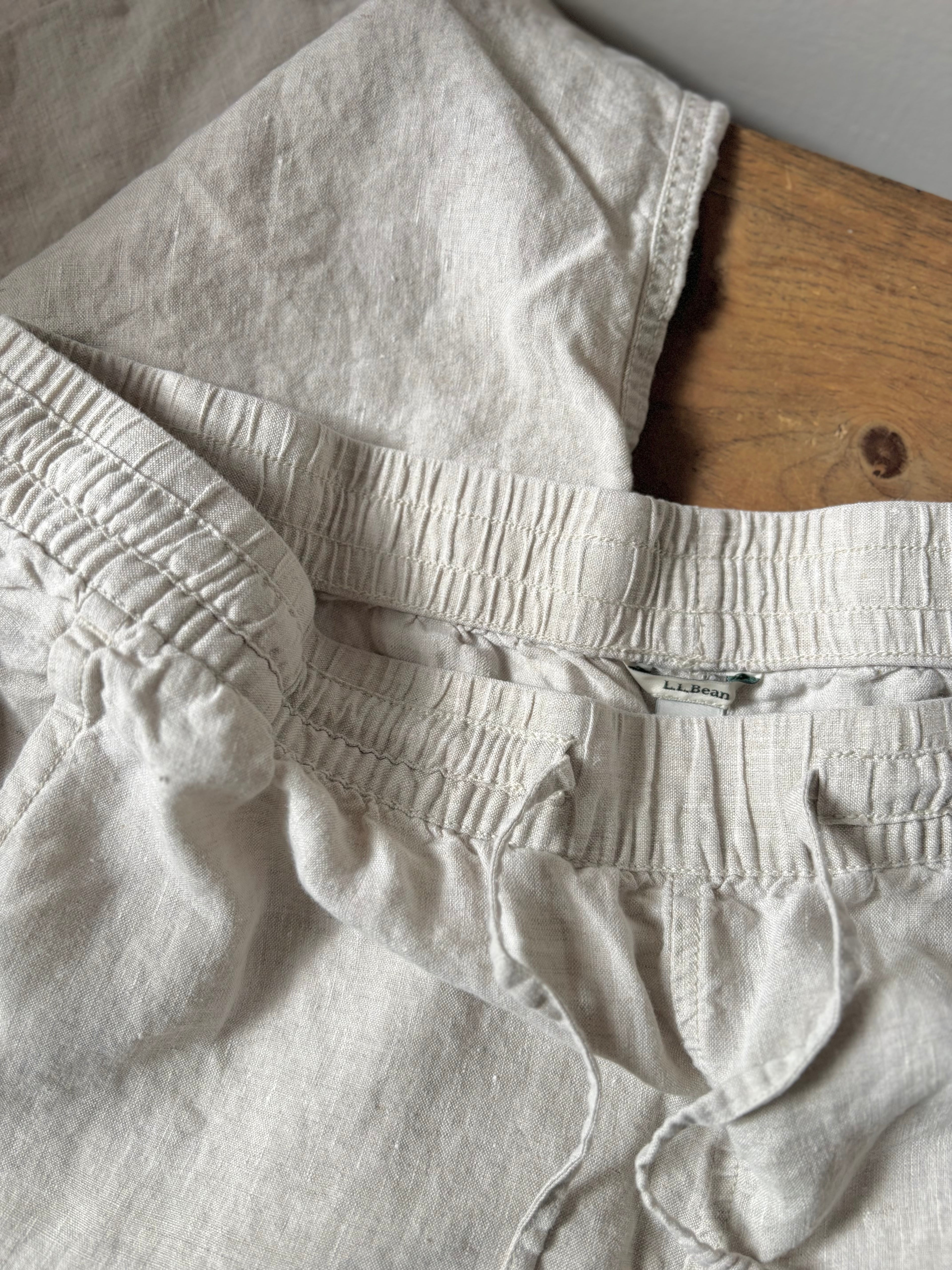 L.L. Bean Breezy Linen Pants | 34-36" waist