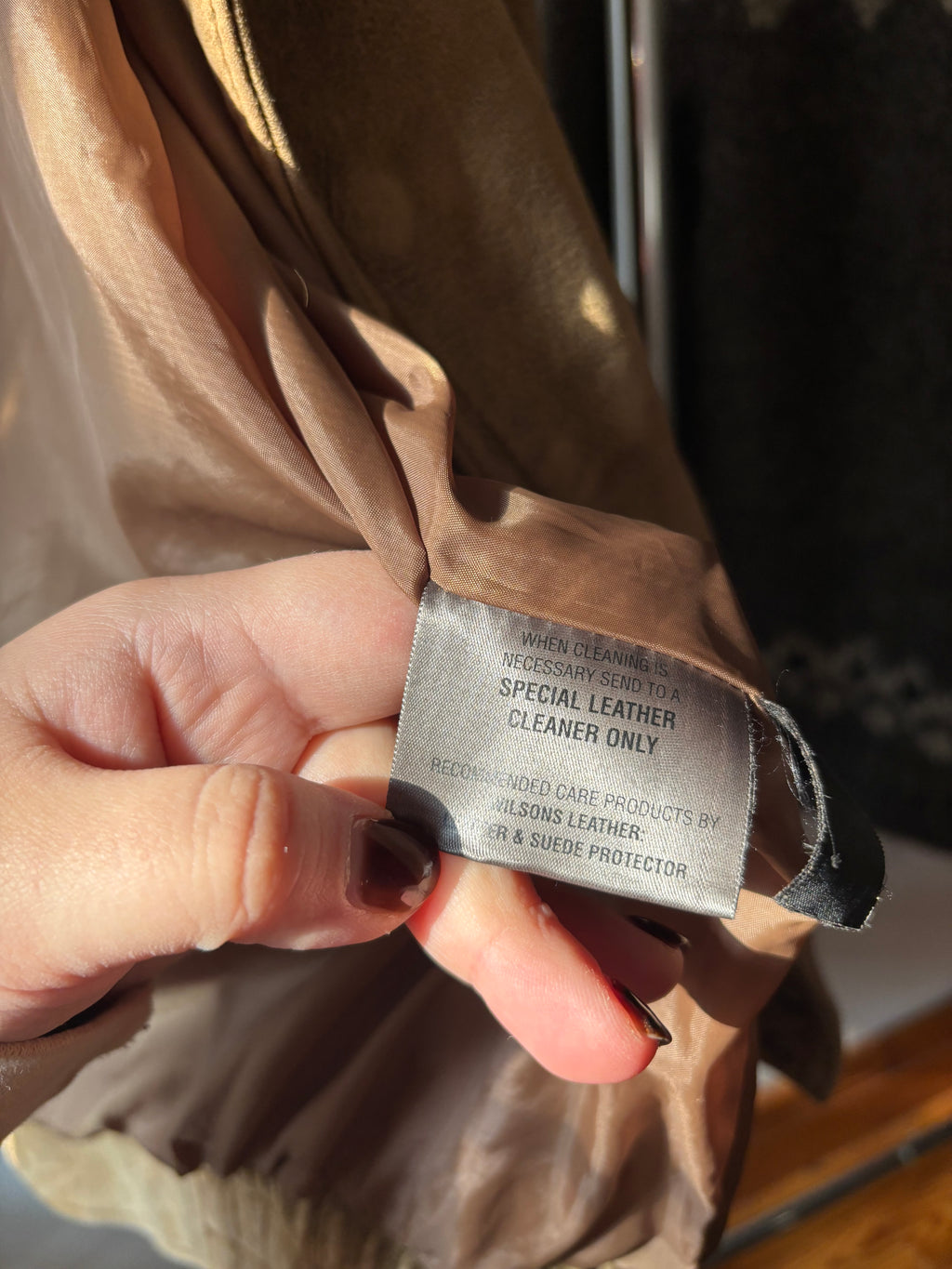 1990s Wilson's Soft Leather Bomber Jacket | Vintage Faded Brown Suede