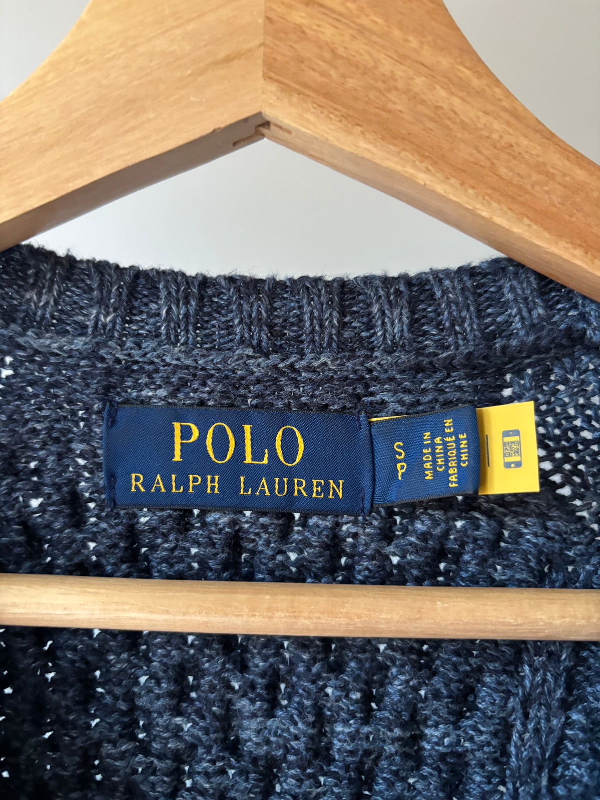 Polo Aran Cotton Cable knit Sweater