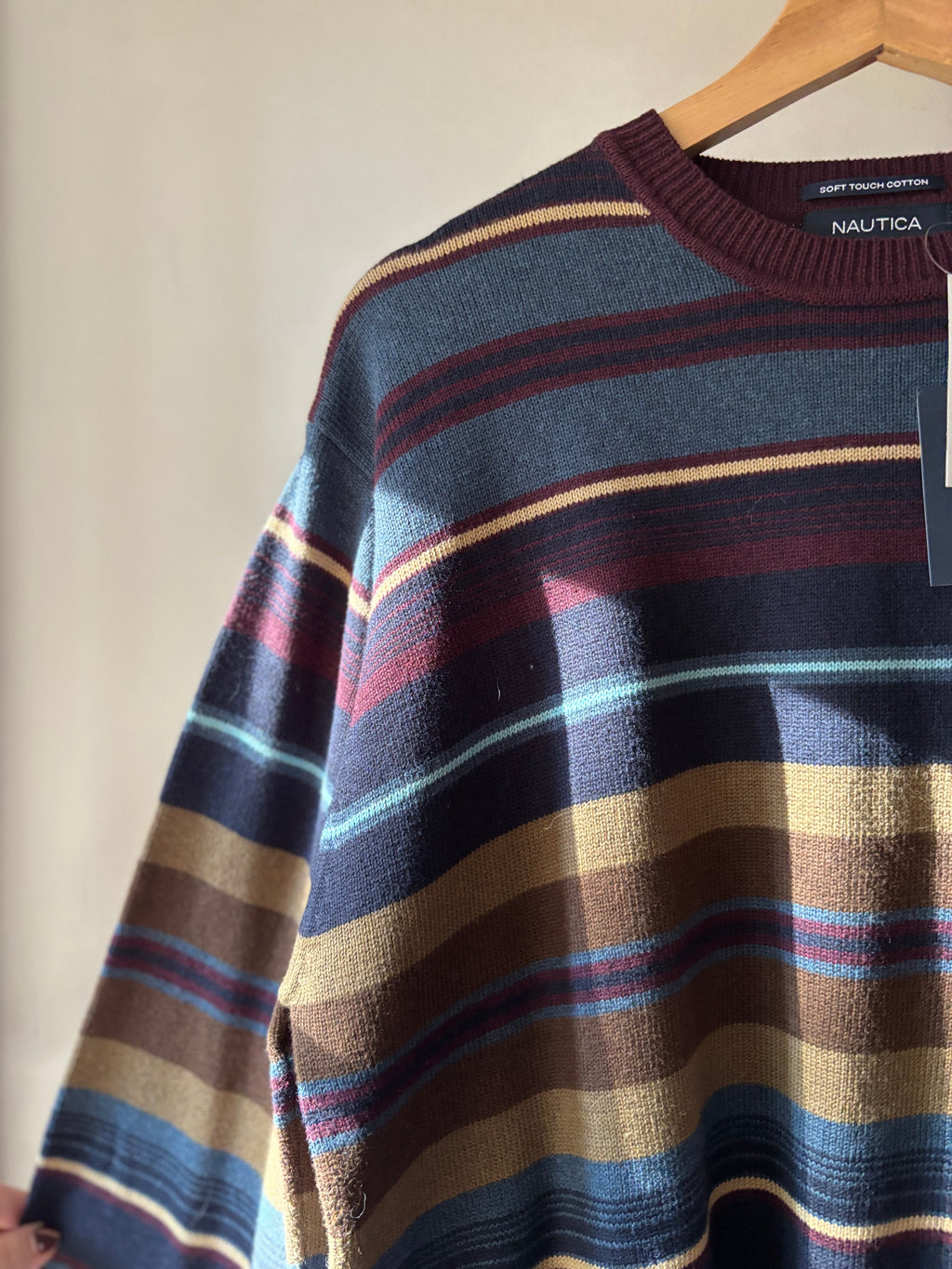 Y2K Soft Cotton Striped Sweater