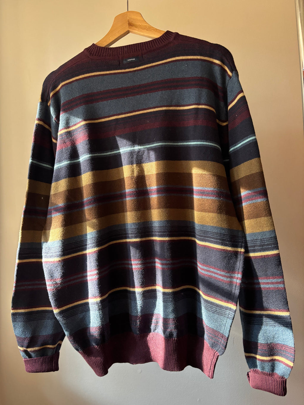 Y2K Soft Cotton Striped Sweater