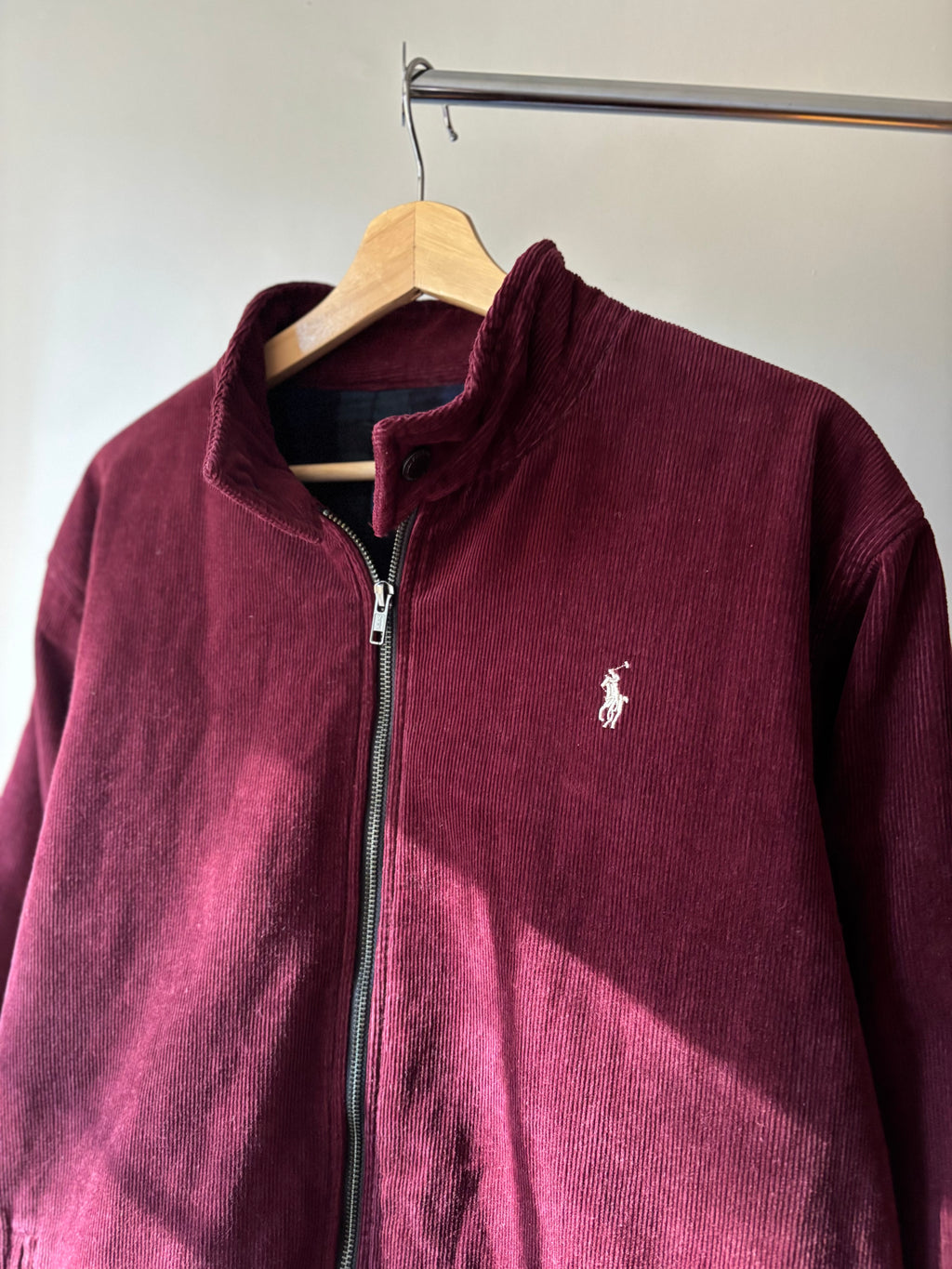 Ralph Lauren Corduroy Burgundy Jacket