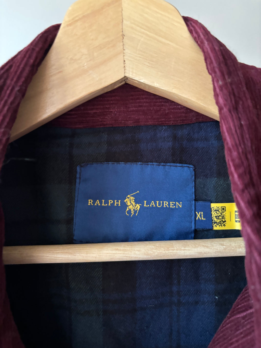 Ralph Lauren Corduroy Burgundy Jacket