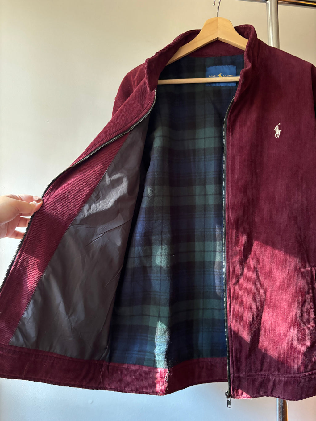 Ralph Lauren Corduroy Burgundy Jacket