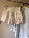 Free People Pleated White Shorts | 28" waist