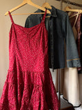 Y2K Floral Ruffled Western Style Dress