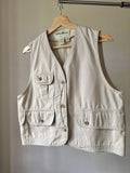 1990s Cropped Fisherwoman Vest | Vintage Cotton Vest