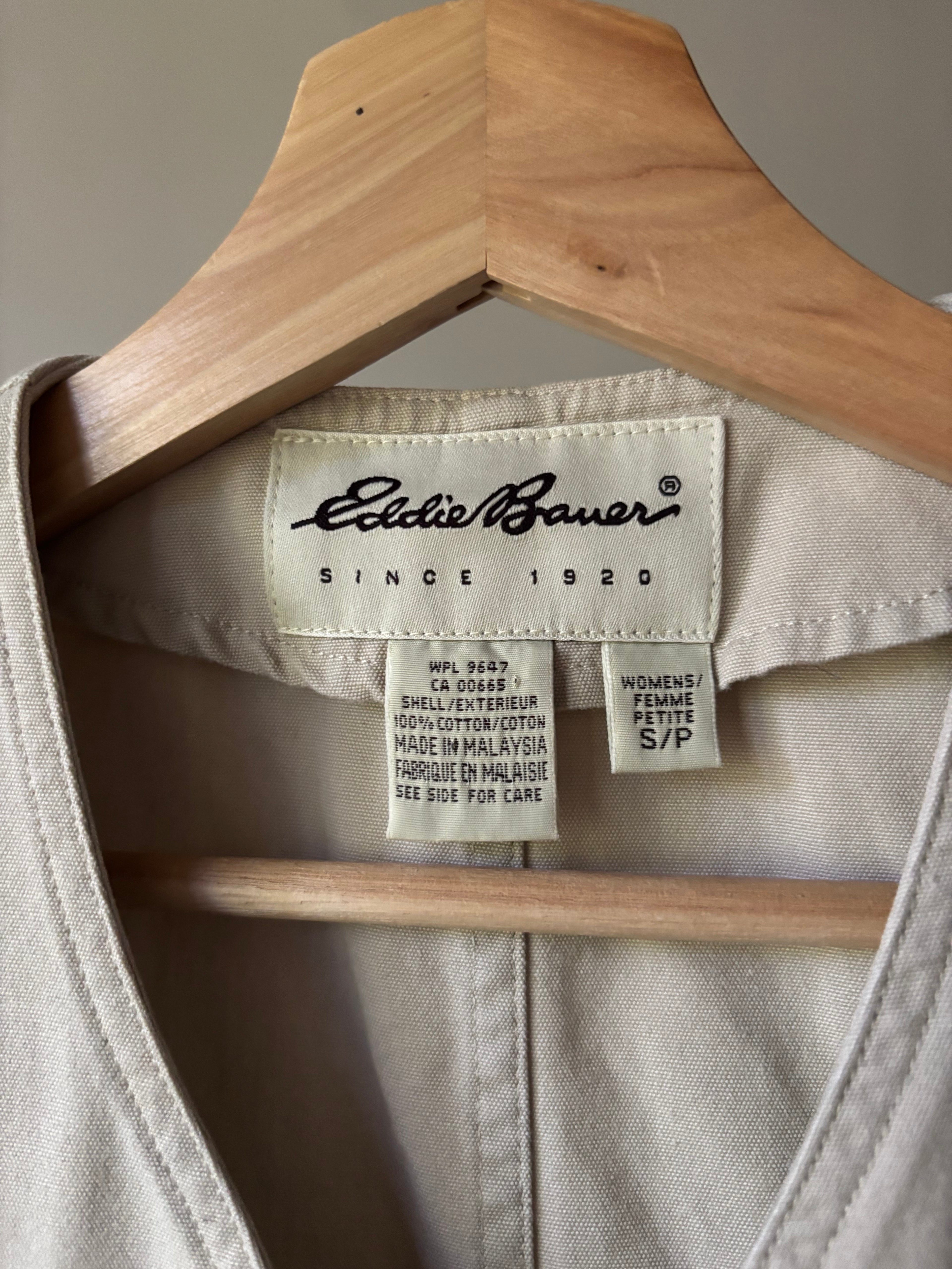 1990s Cropped Fisherwoman Vest | Vintage Cotton Vest