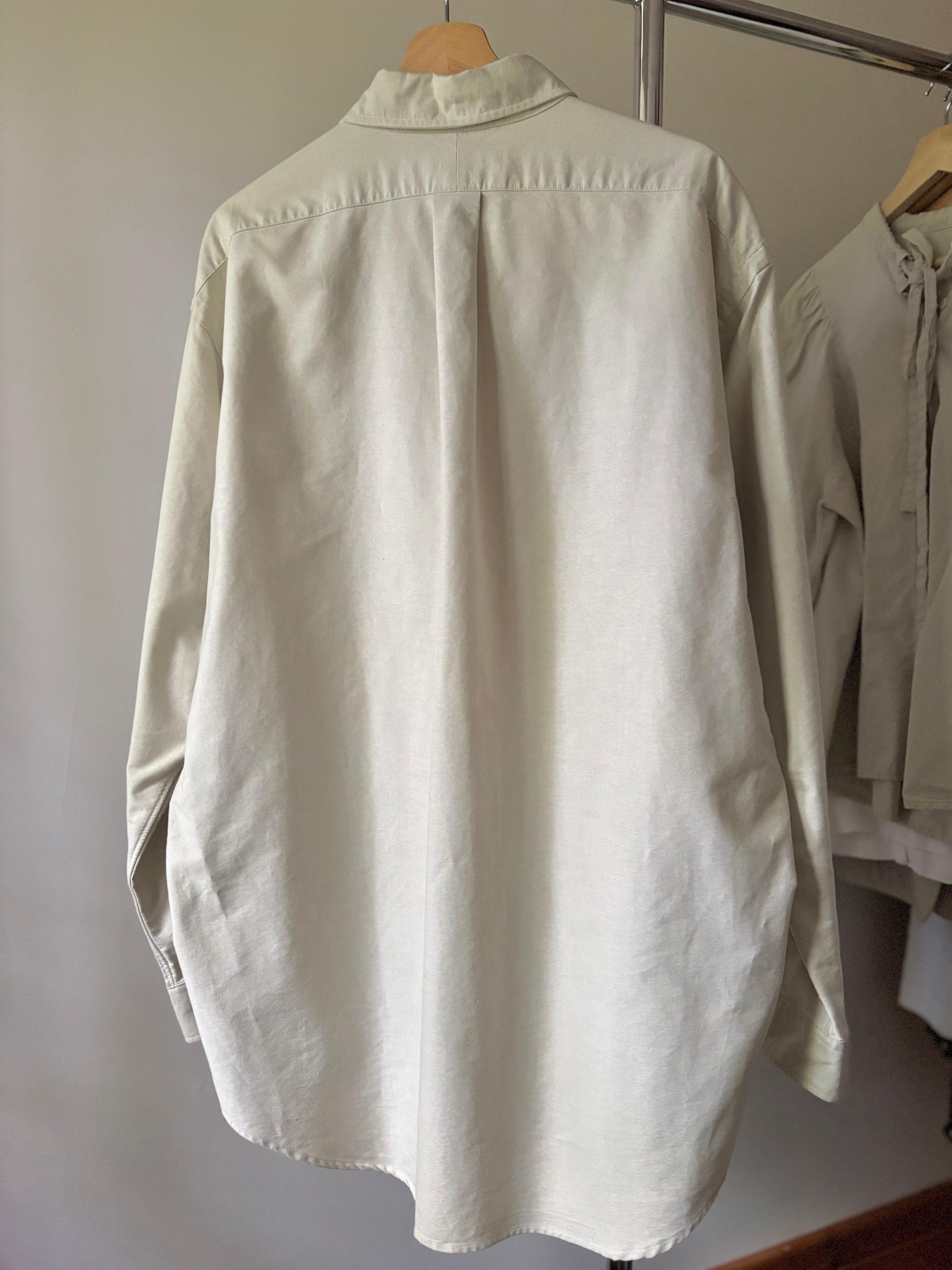 1990s Beige Ralph Lauren Button Up