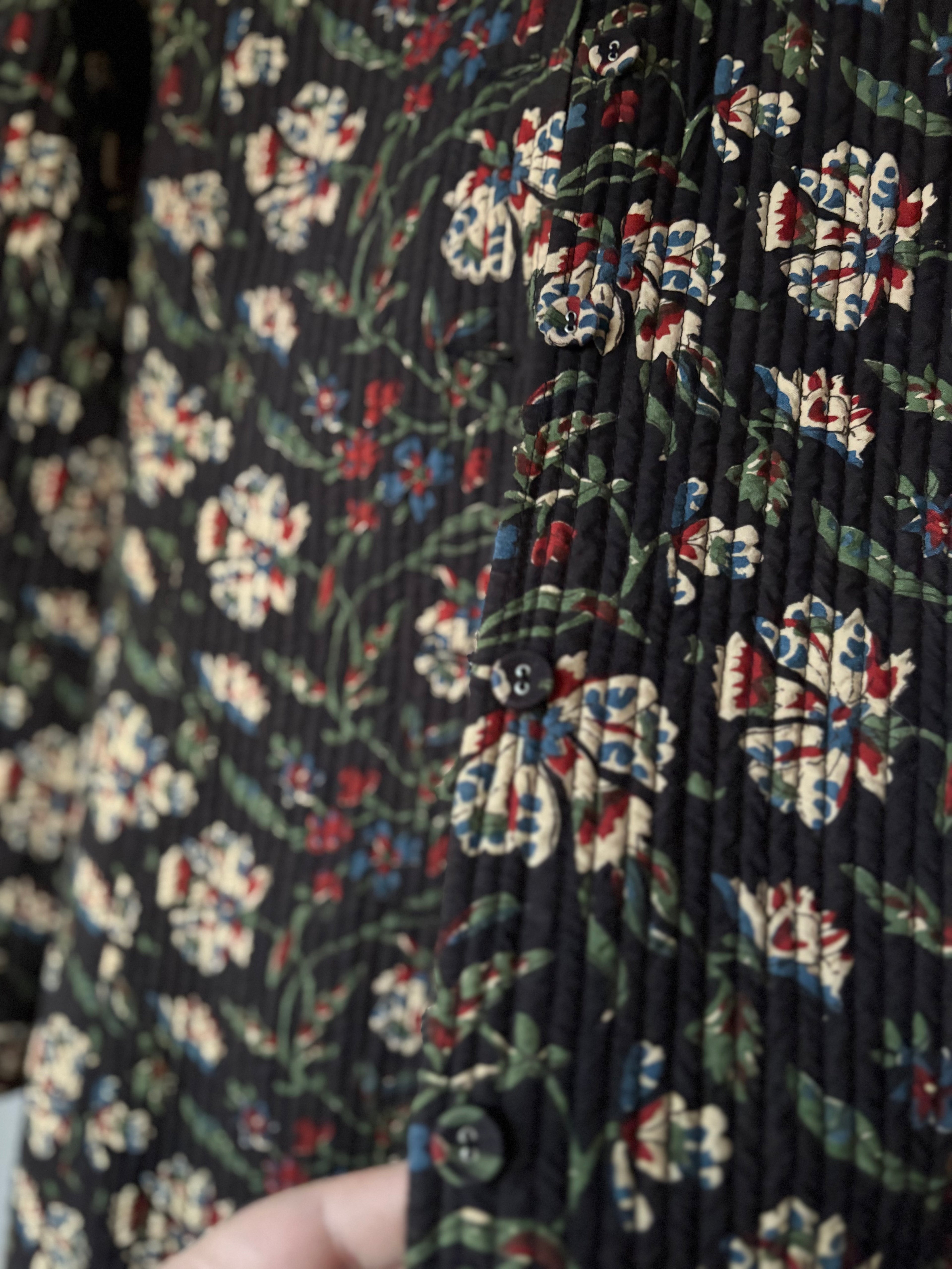 Vintage Reversible Lightweight Cotton Quilted Jacket