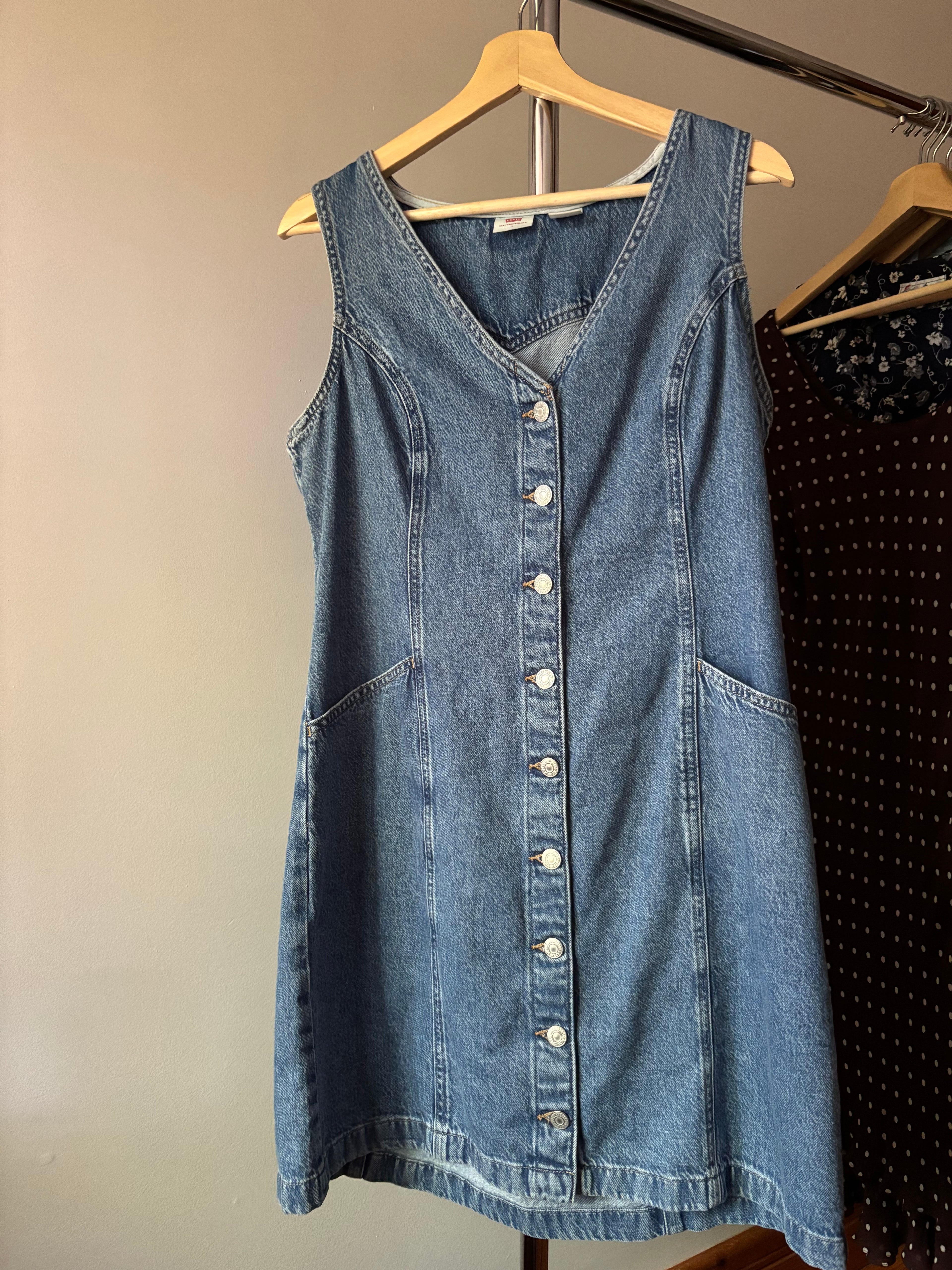 Levi's Denim Western Style Mini Dress