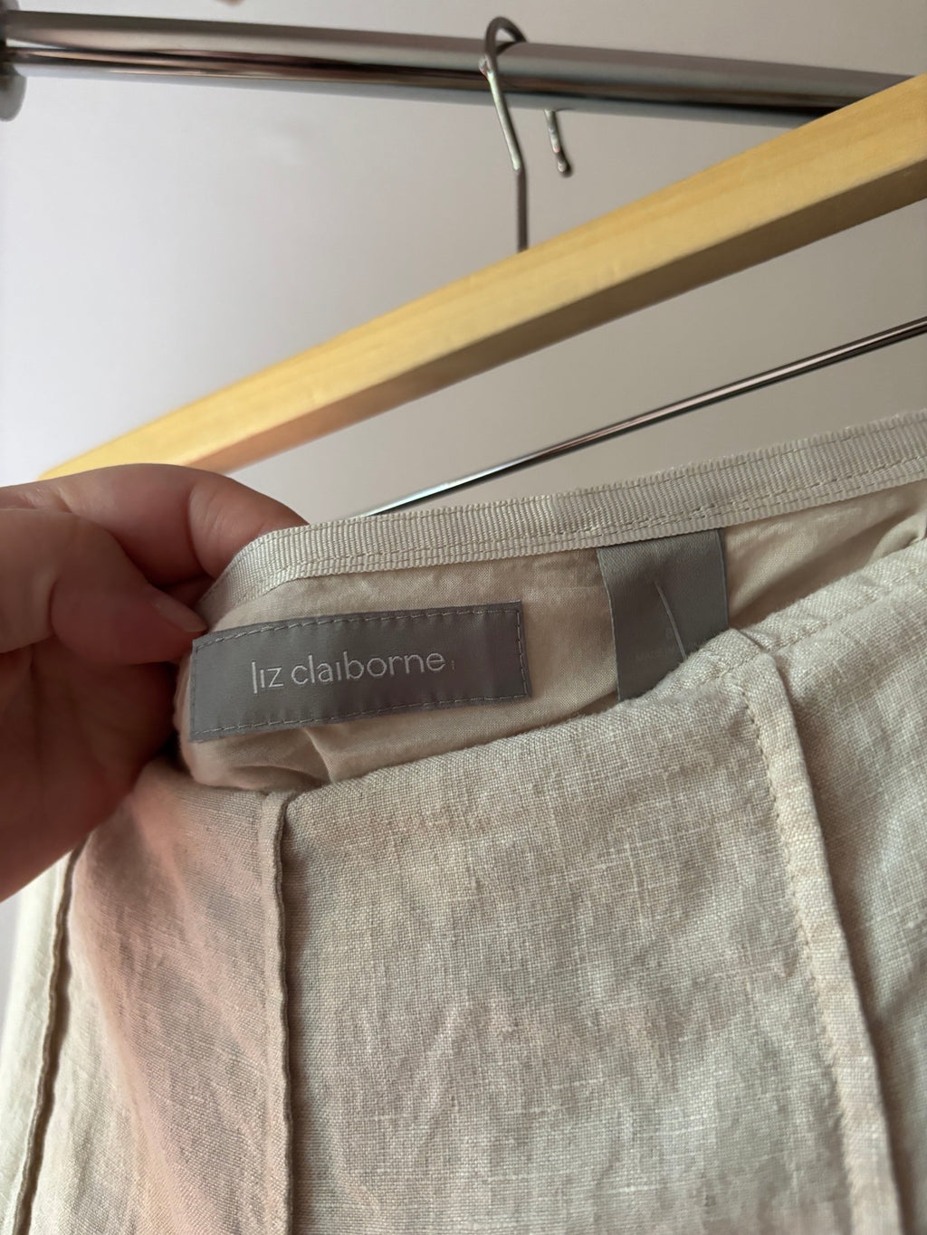 Y2K Linen & Cotton Flowy Maxi Skirt | 30" waist