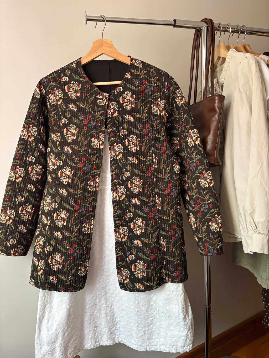 Vintage Reversible Lightweight Cotton Quilted Jacket